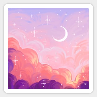 magic clouds Sticker